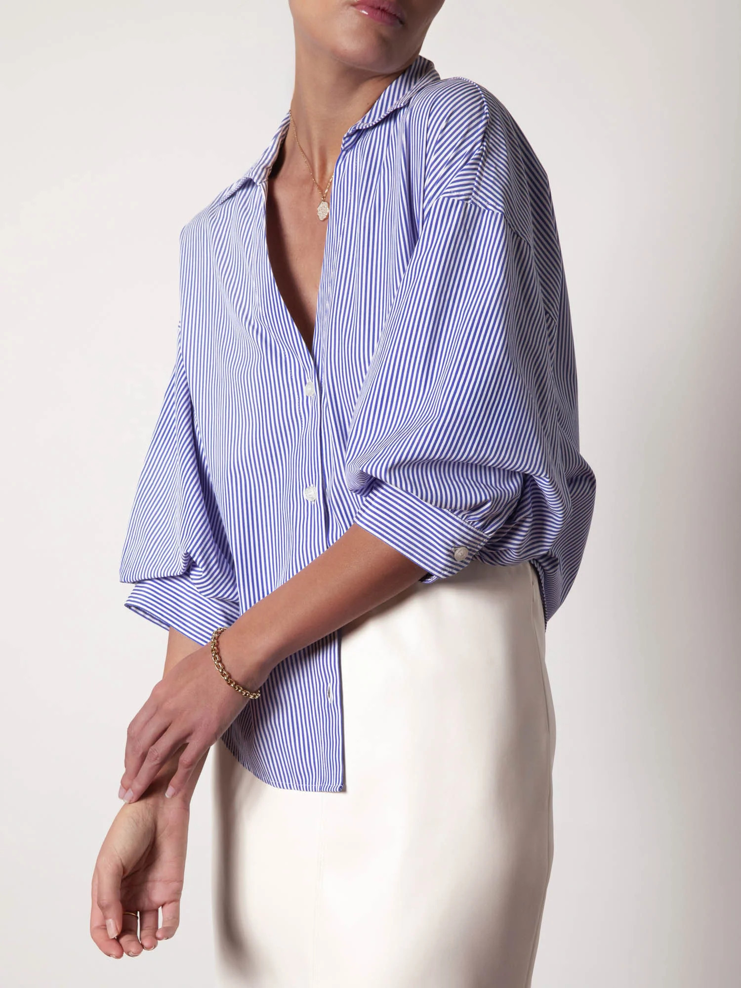 Brochu Walker | Women's Kate Shirt in Salt White | Brochu Walker