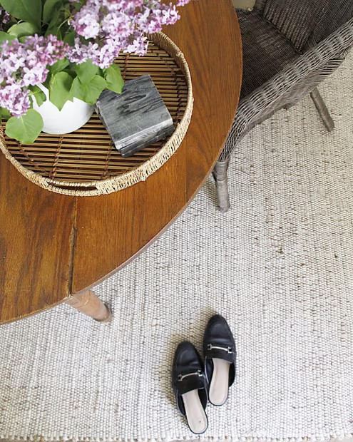 Natural Handwoven Jute-Blend 9' x 12' Area Rug | Rugs USA