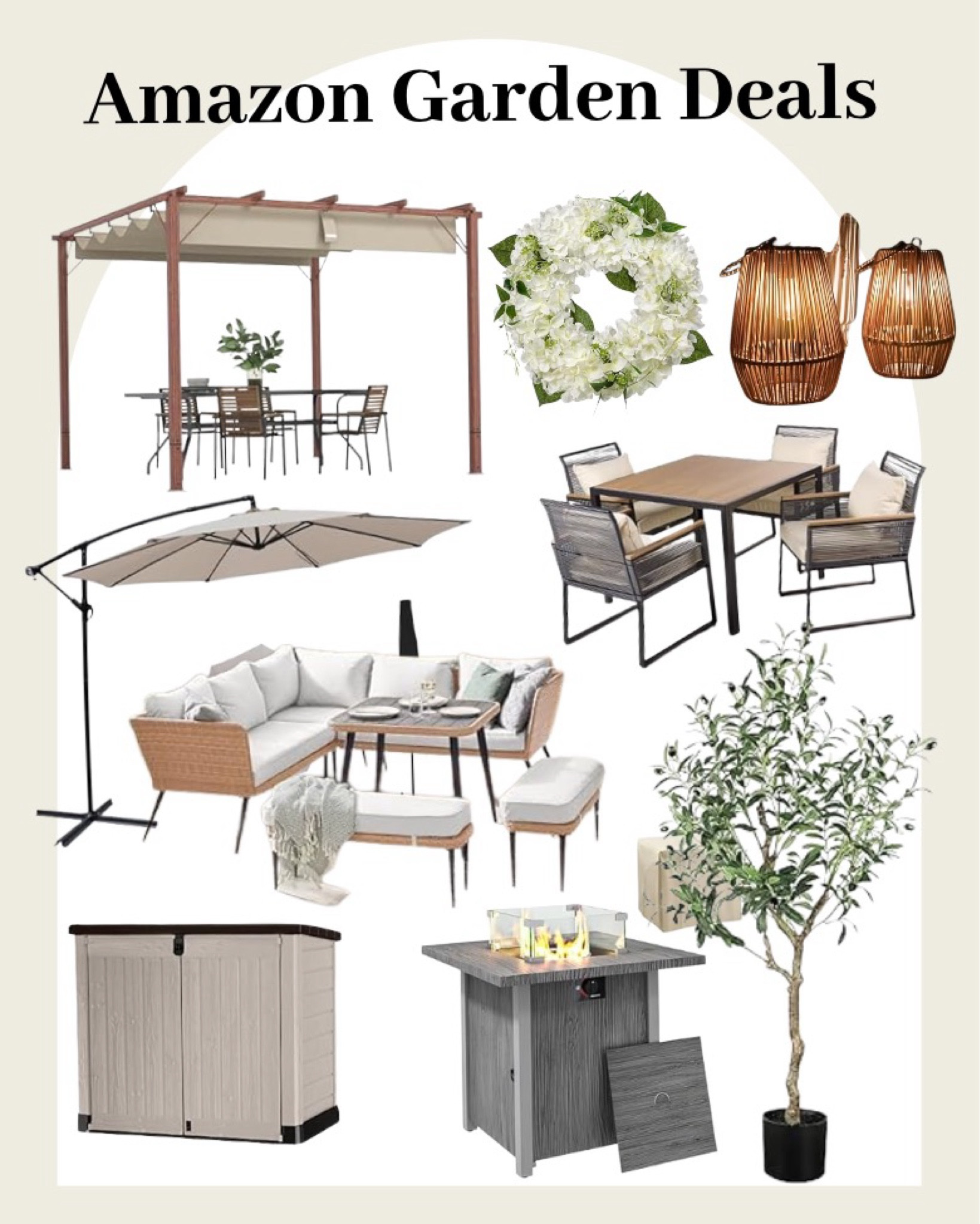 Amazon prime day garden deals, neutral outdoor garden furniture 

#LTKxAmazon #LTKsummer #LTKsale