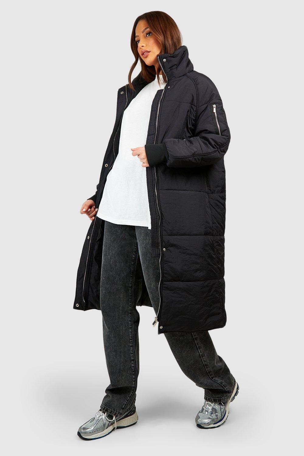 Tall Longline Padded Coat | Boohoo.com (US & CA)