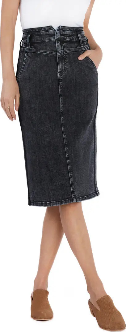 Wash Lab Denim Victorious High Waist Denim Pencil Skirt | Nordstrom | Nordstrom