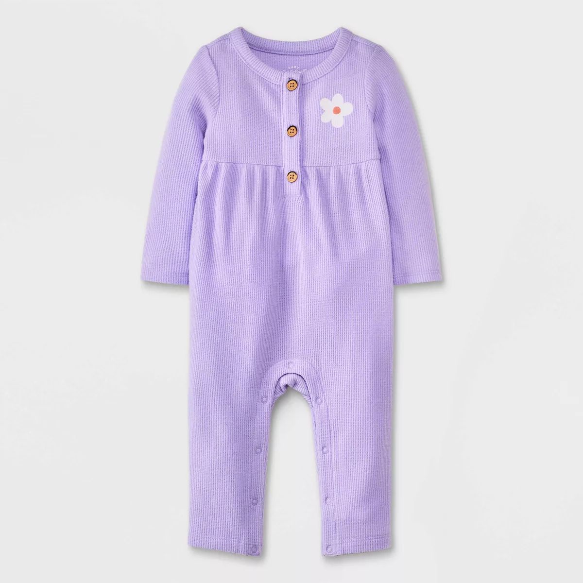 Baby Girls' Solid Romper - Cat & Jack™ Purple | Target