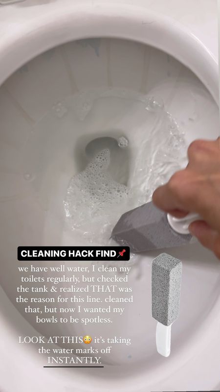 This blew my mind😂🫧🧼 these will permanently be on my Amazon cleaning back faves!!! I deep cleaned all the toilets before we moved & this took away the water stains INSTANTLY!!! $7 for a 3 pack! 

Cleaning hack / home / Amazon finds / Holley Gabrielle 

#LTKsalealert #LTKfindsunder50 #LTKhome