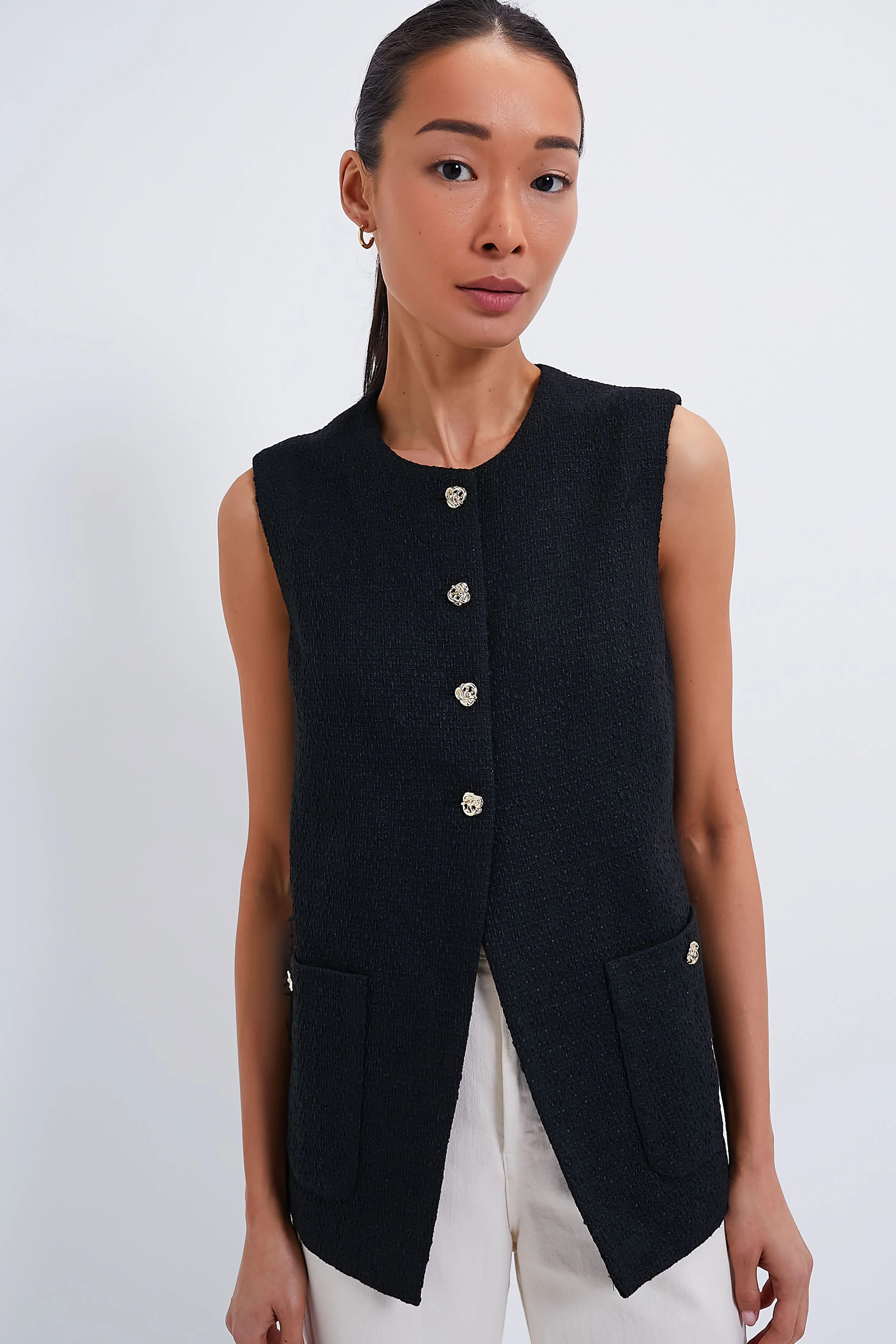 Black Tweed Sonja Top | Tuckernuck (US)
