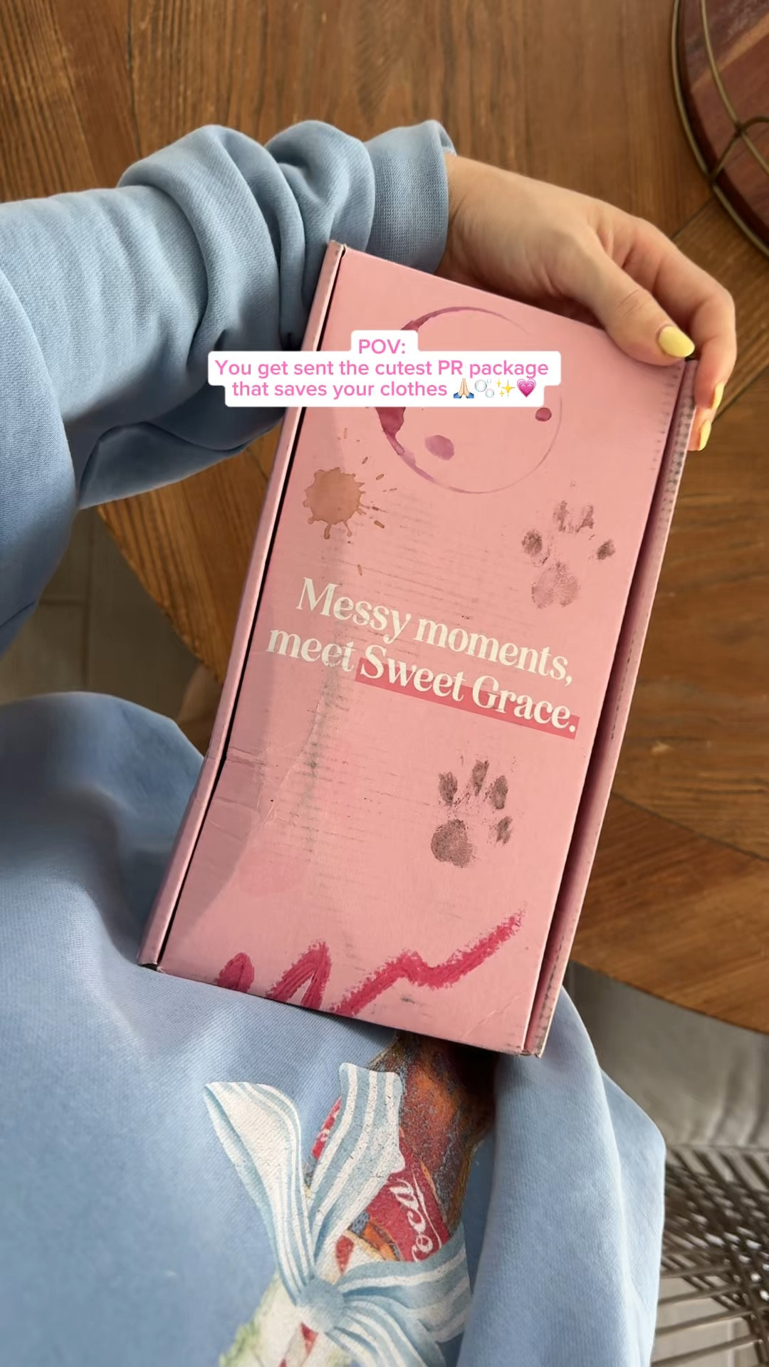 Putting this ✨NEW✨ Sweet Grace stain remover from @bridgewatercandles to the real test today on my toddler's messes! This is a must, especially for the moms! And not to mention, it smells so fresh & clean! 🫧💗 #stainremover #laundryday #sweetgrace #ad