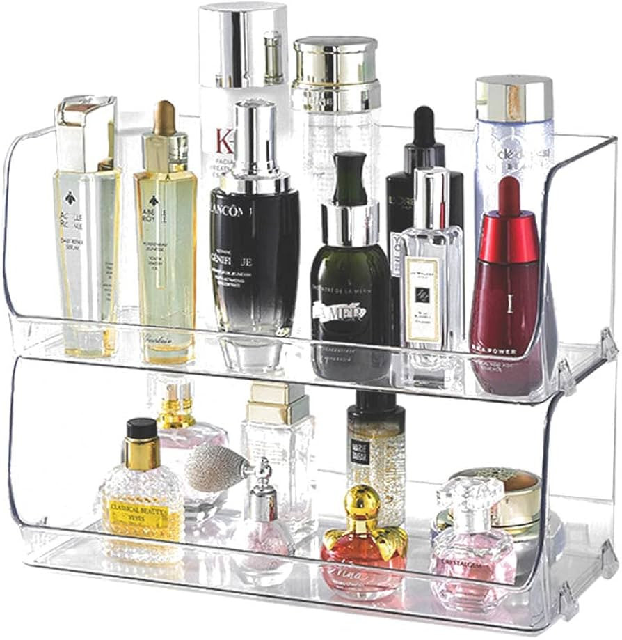 Makeup Storage Box,Makeup Organizer Storage Clear Organizer Perfumes Display Stand Box Toiletry O... | Amazon (UK)
