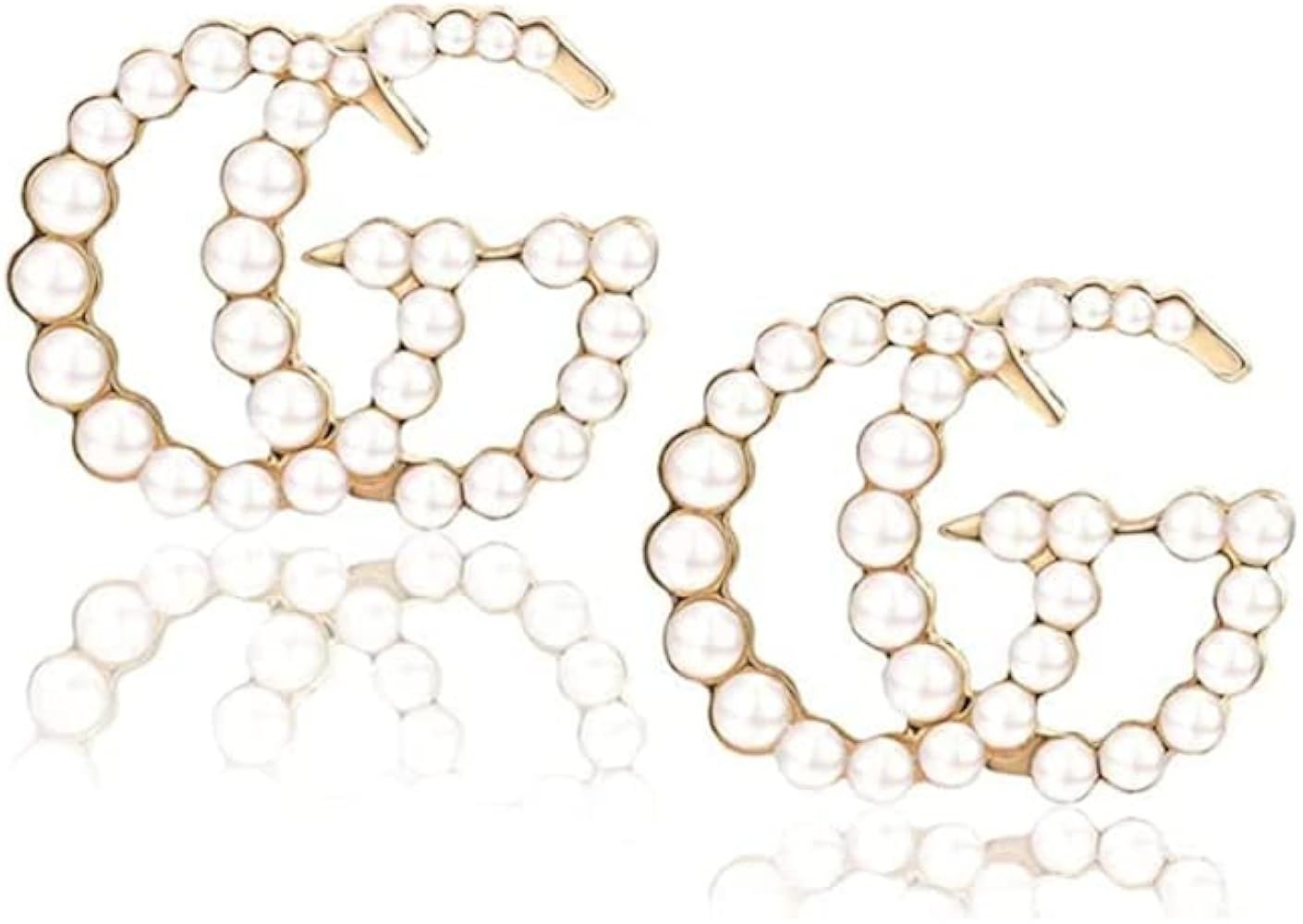 gg Earrings G Letter Earrings GG Earrings Gold Earrings Lightweight Gold Rhinestone Stud Earrings Al | Amazon (US)