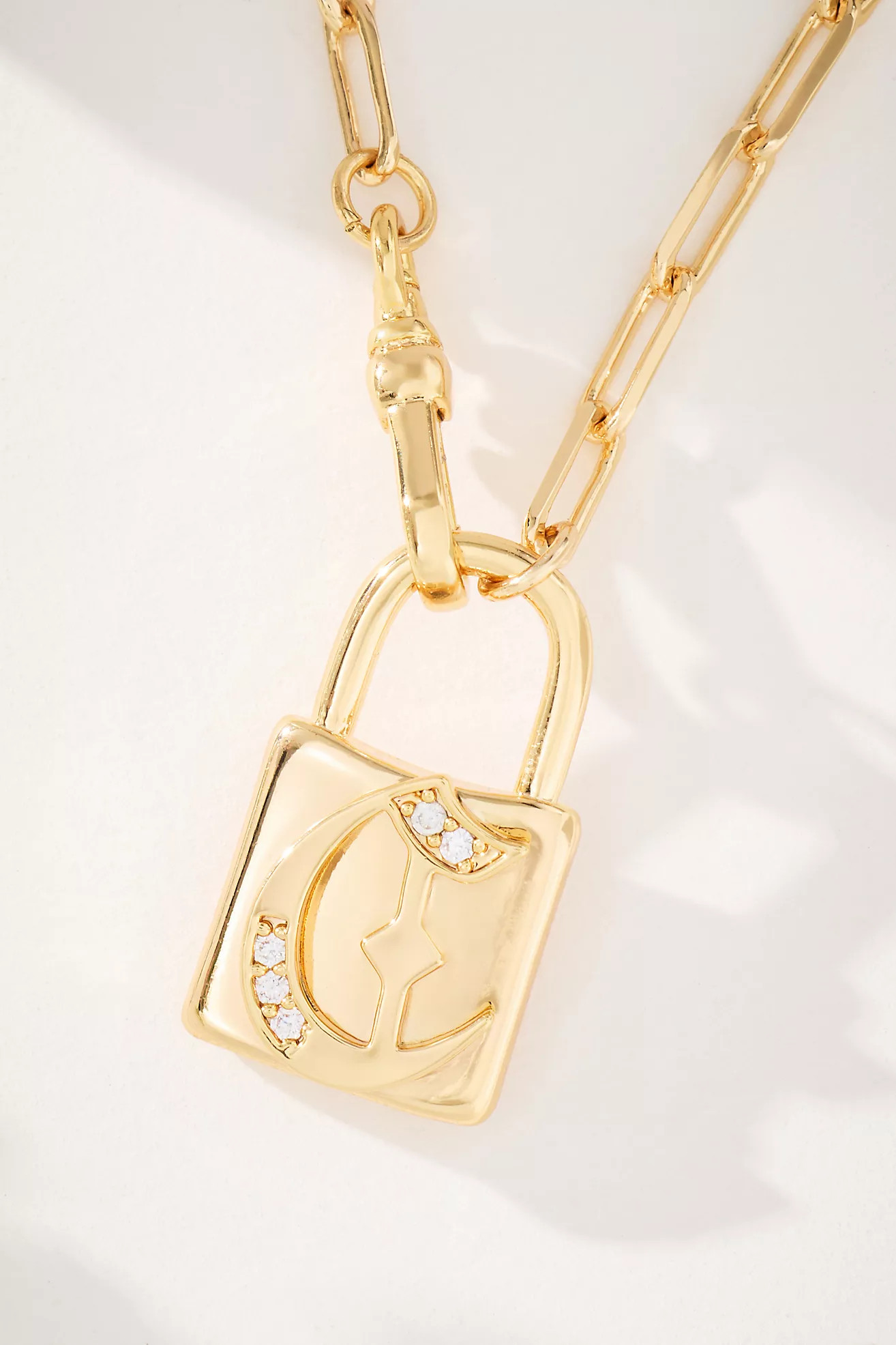 Monogram Pendant Necklace | Anthropologie (US)