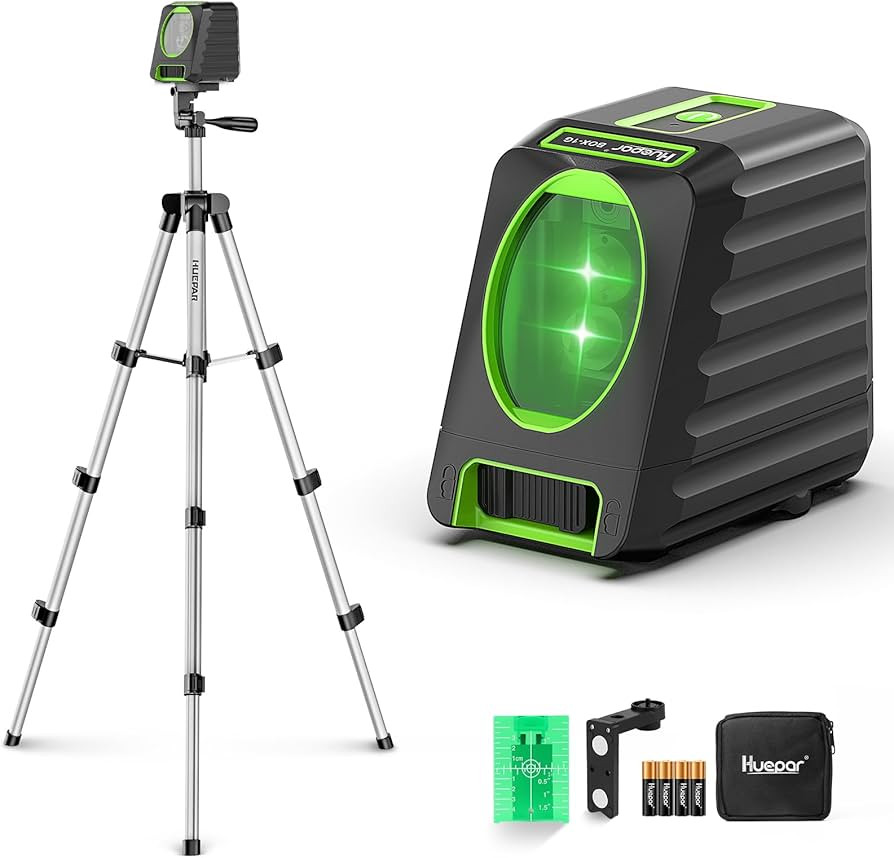 Laser Level with 40in Tripod, Huepar 150\u00b0/150Ft Self Leveling Lazer Leveler Tool with Pulse ... | Amazon (US)