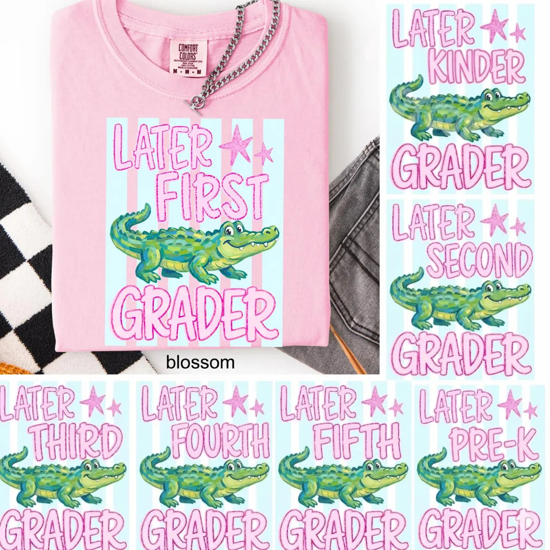 Comfort Colors© Later Gator Shirt Last Day of School, End of School Year Teacher Outfit, See You... | Etsy (Global)