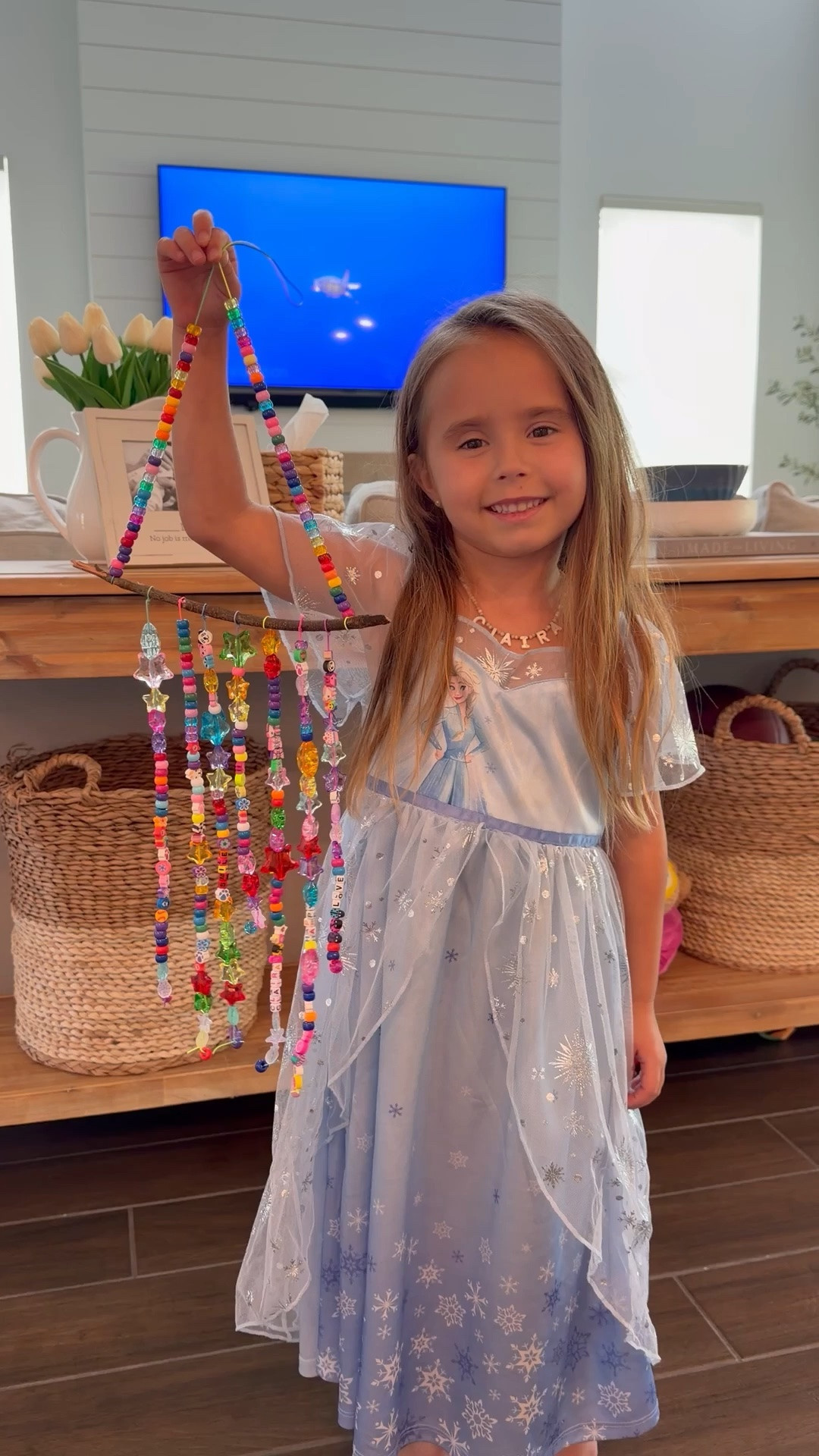Beads for our sun catcher!