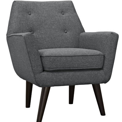 Poist Armchair Upholstery: Gray | Wayfair North America