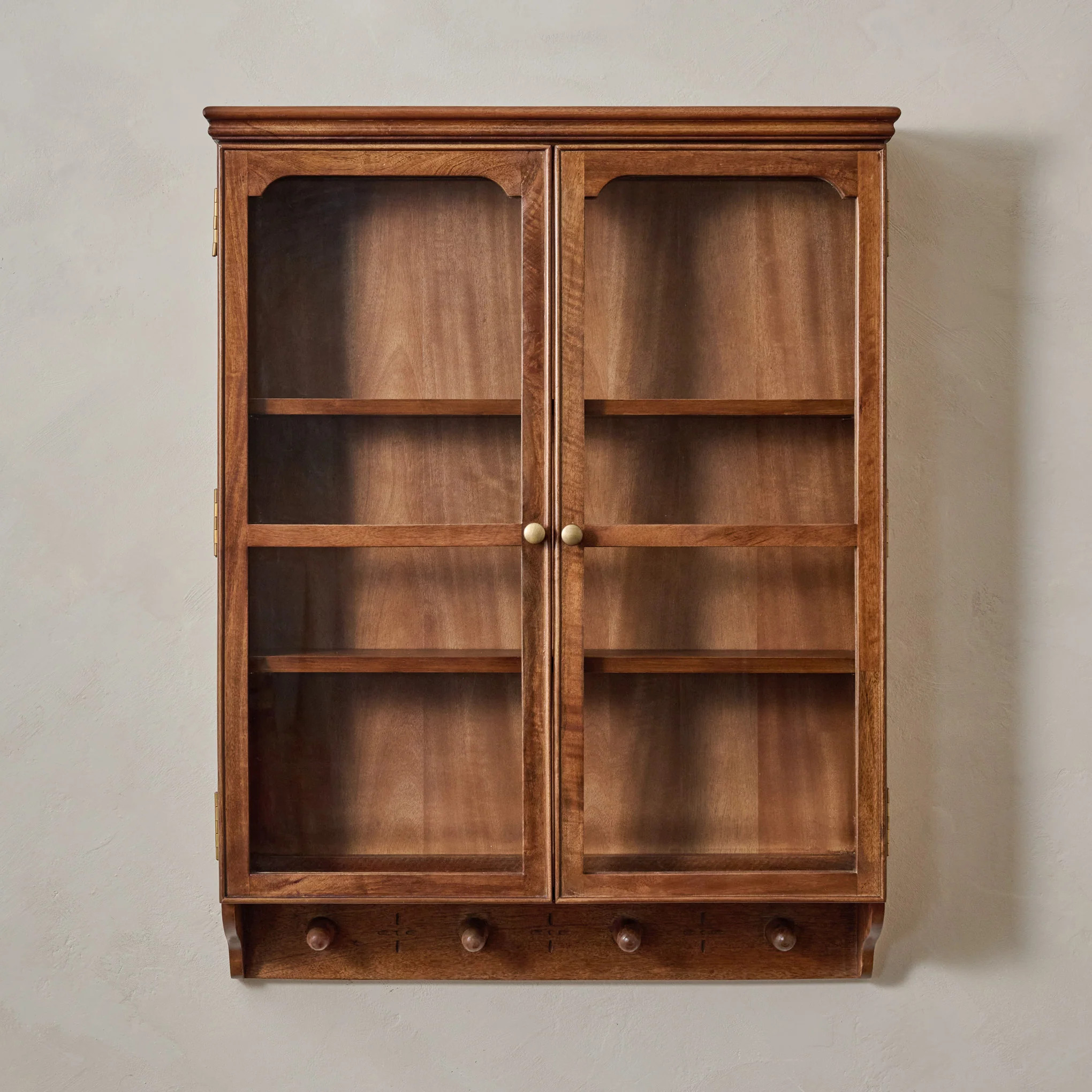 Amelia Oversized Display Cabinet with Glass Doors | Magnolia