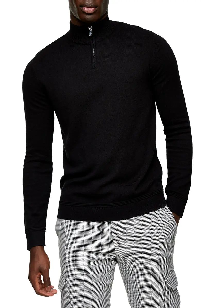 Quarter Zip Funnel Neck Sweater | Nordstrom