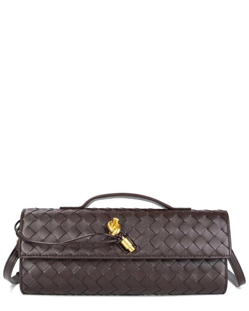 Tiffany & Fred Paris Woven Leather Clutch | Shop Simon