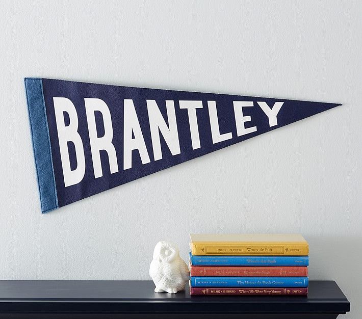 Personalized Pennant Flag | Pottery Barn Kids