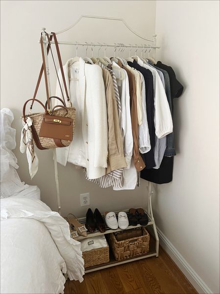 🤍 clothing rack 
🤍 extra storage space clothing rack 
🤍 easy to assemble wardrobe 
🤍 bedroom ideas 
🤍 dorm room ideas 
🤍 storage solutions 
🤍 wicker baskets 
🤍 hyacinth baskets 

#LTKU #LTKhome #LTKunder100