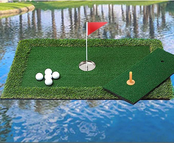 Tutoing Pool Golf Game Floating, Floating Golf Green for Pool, Golf Turf Mat Pool Chipping Green ... | Amazon (US)