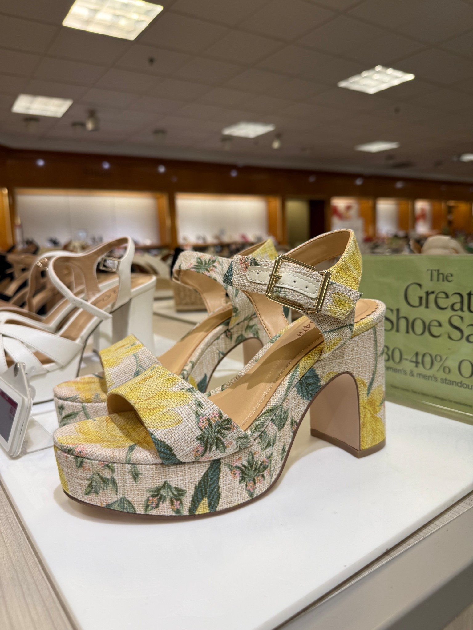 How pretty are these sandals !!! Obsessed with the color and print 

#LTKSaleAlert #LTKSeasonal