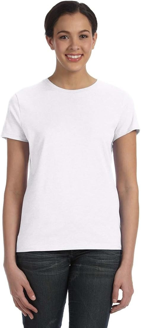 Hanes Women's Perfect-T Short-Sleeve T-Shirt, Women’s Crewneck T-Shirt, Women’s Short-Sleeve ... | Amazon (US)