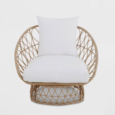 Britanna Swivel Patio Papasan Chair - Opalhouse™ | Target