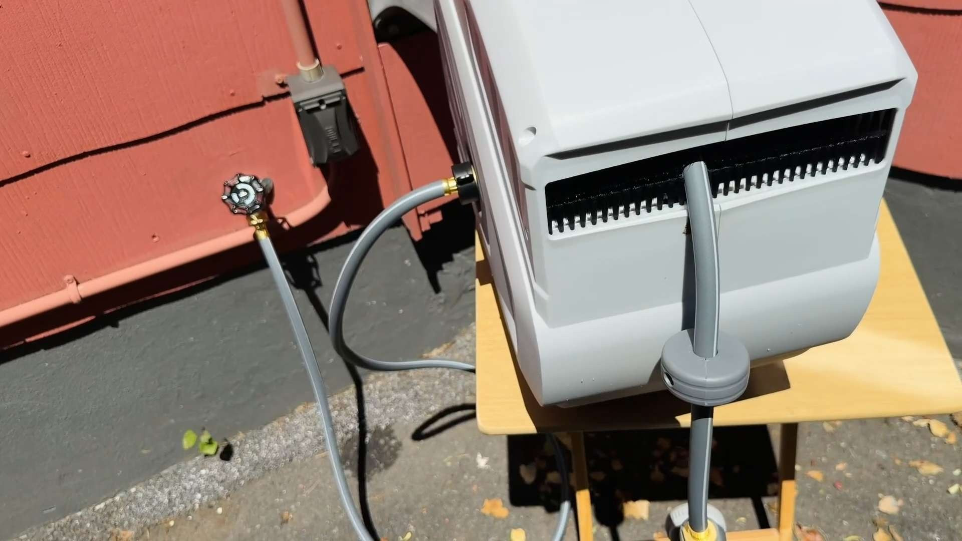 Ad | This retractable hose reel has made watering outside so much easier. I love that it keeps the hose contained instead of tangled all over the yard, and the nozzle gives different spray options depending on what you’re using it for. Such a practical outdoor upgrade. 

 #LTKHome