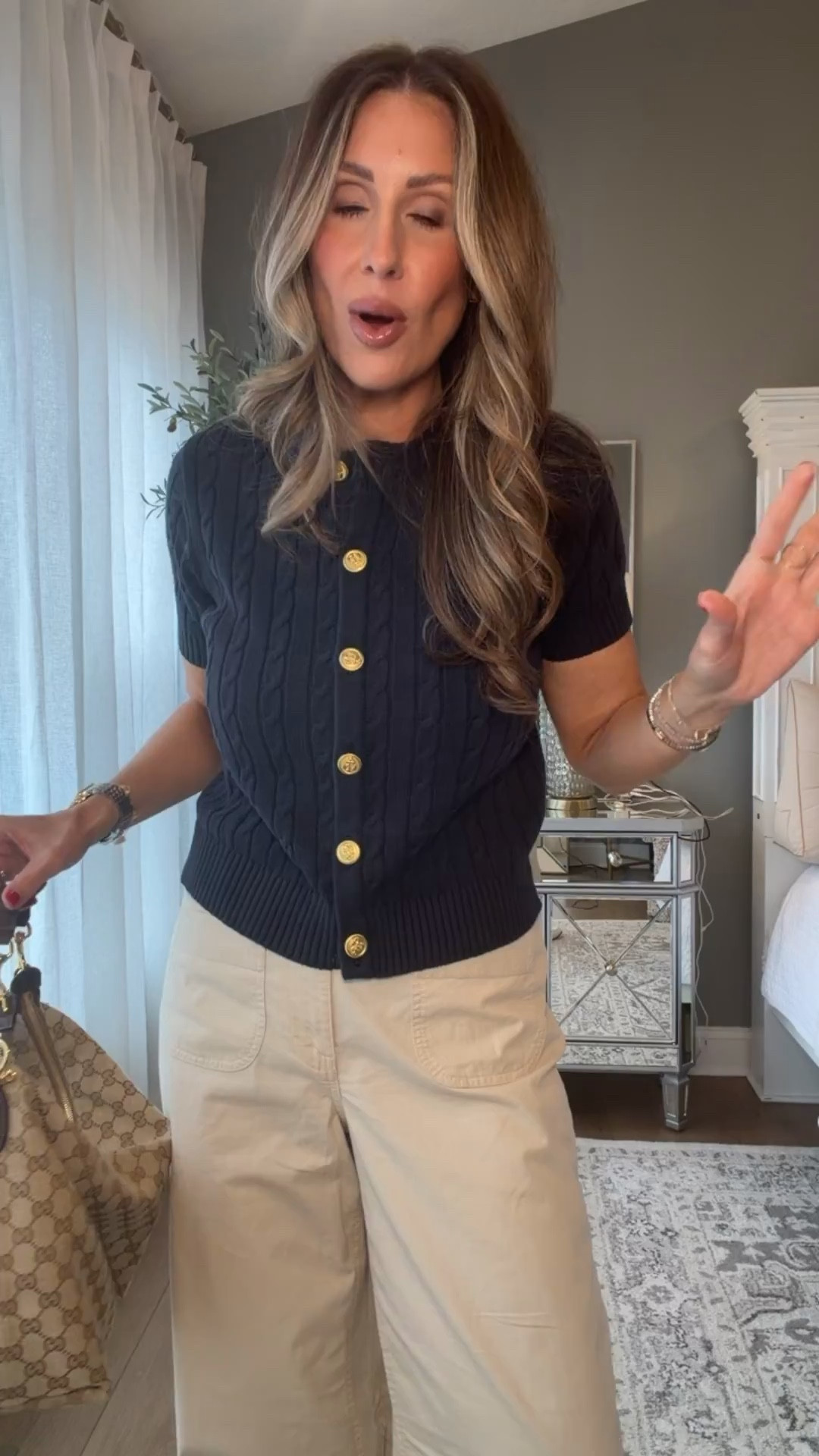 BEST SELLERS!
Affordable finds, Look for Less, workwear, easy outfits, short sleeve cardigan, themominstyle 
Size medium top and 8 bottoms!

#LTKSeasonal #LTKWorkwear #LTKootd