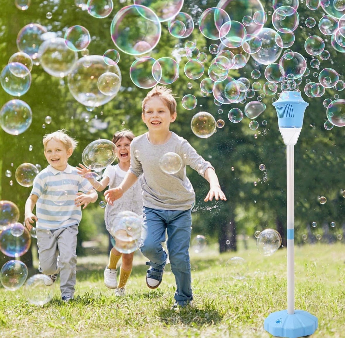 Turning bubbles time into a whole show. 

#LTKKids #LTKmomlife