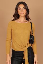 Seebo Knit Sweater - Mustard | Petal & Pup (US)