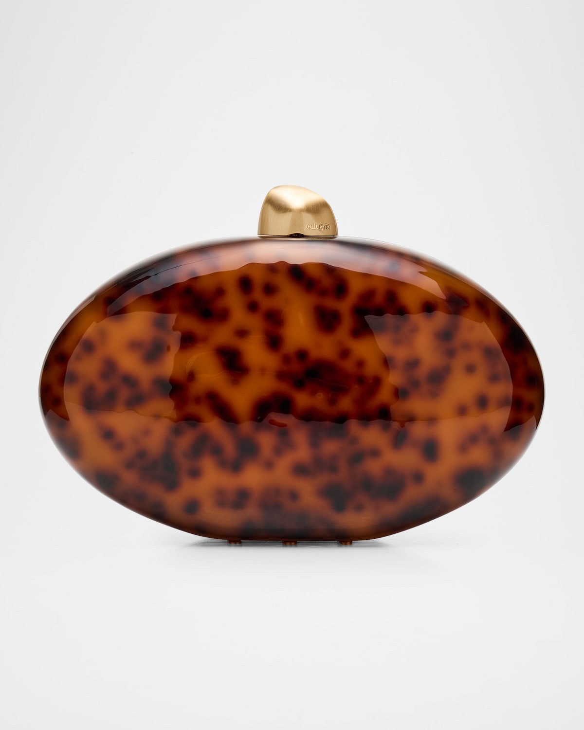 Eviana Tortoise Acrylic Clutch Bag | Neiman Marcus