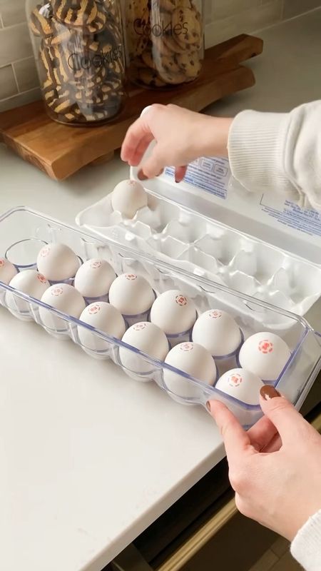 Amazon egg organizer for fridge - love how cute it looks! 

 

#LTKhome #LTKfindsunder50