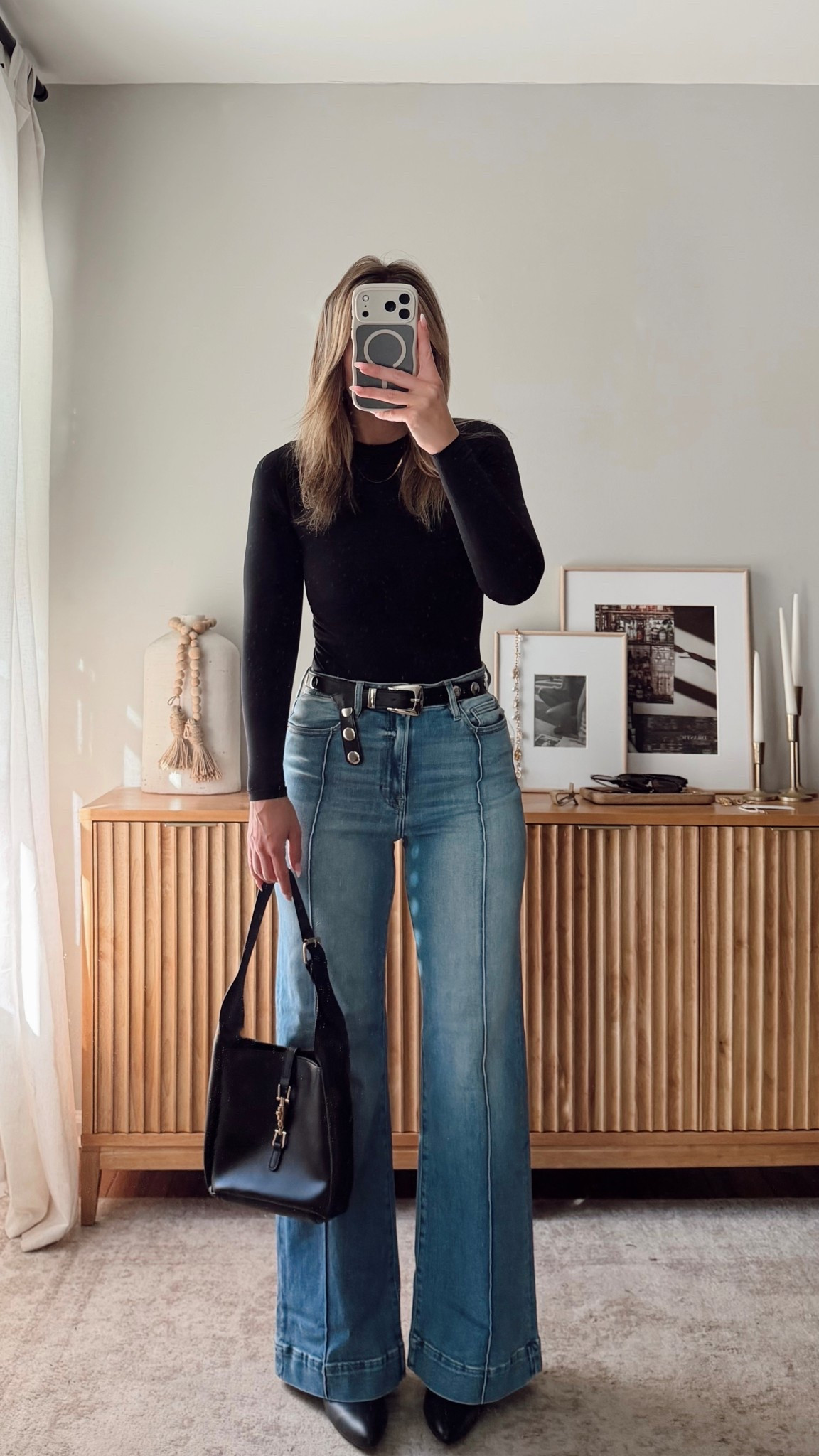 size S bodysuit, love these high waist jeans 40% off everything with LEANN40 vici, winter outfit, bodysuit 

#LTKootd #LTKFindsUnder100