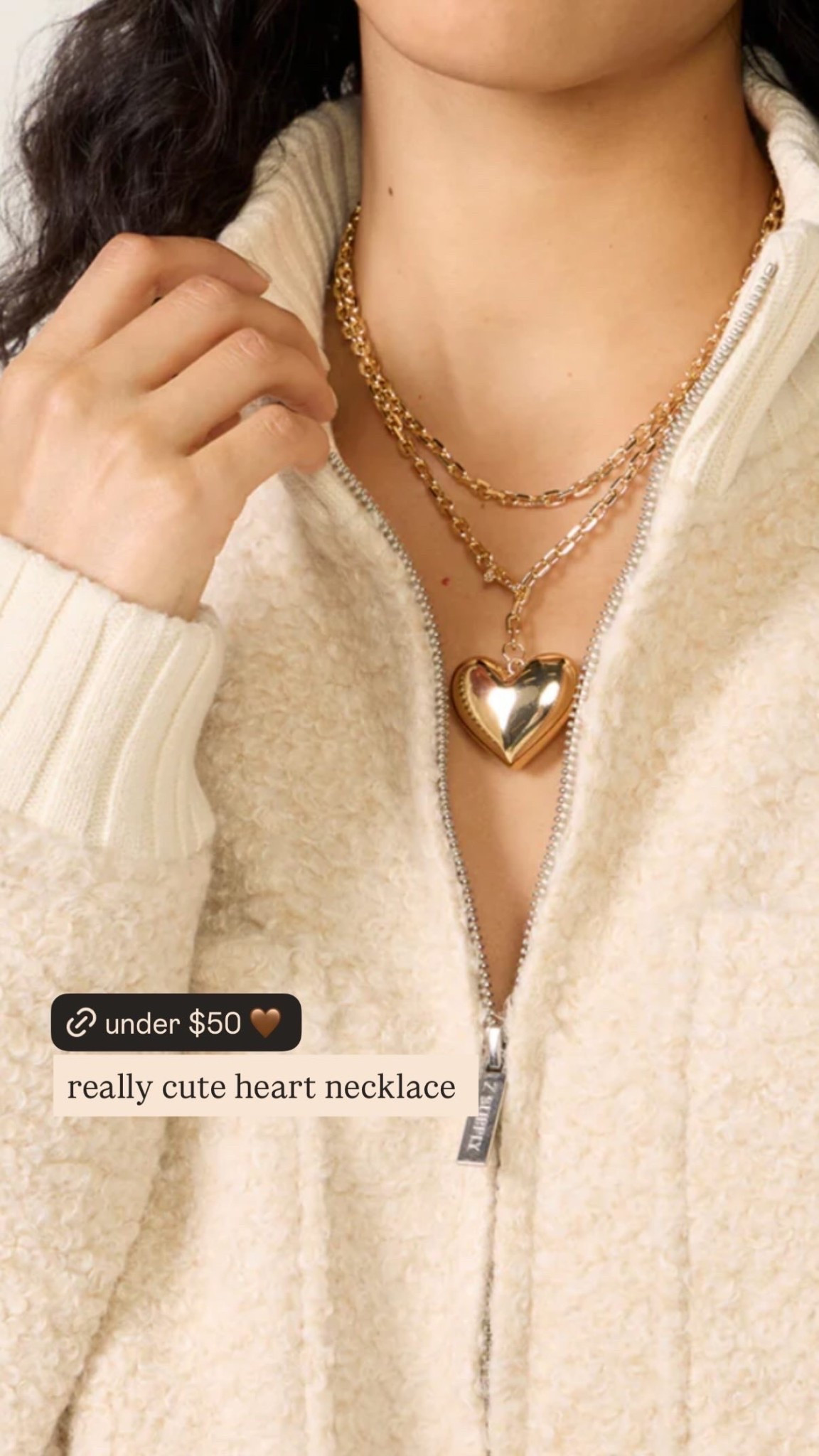 Such a fun necklace I love the puffy heart for every season!!! 

#LTKHoliday #LTKGiftGuide