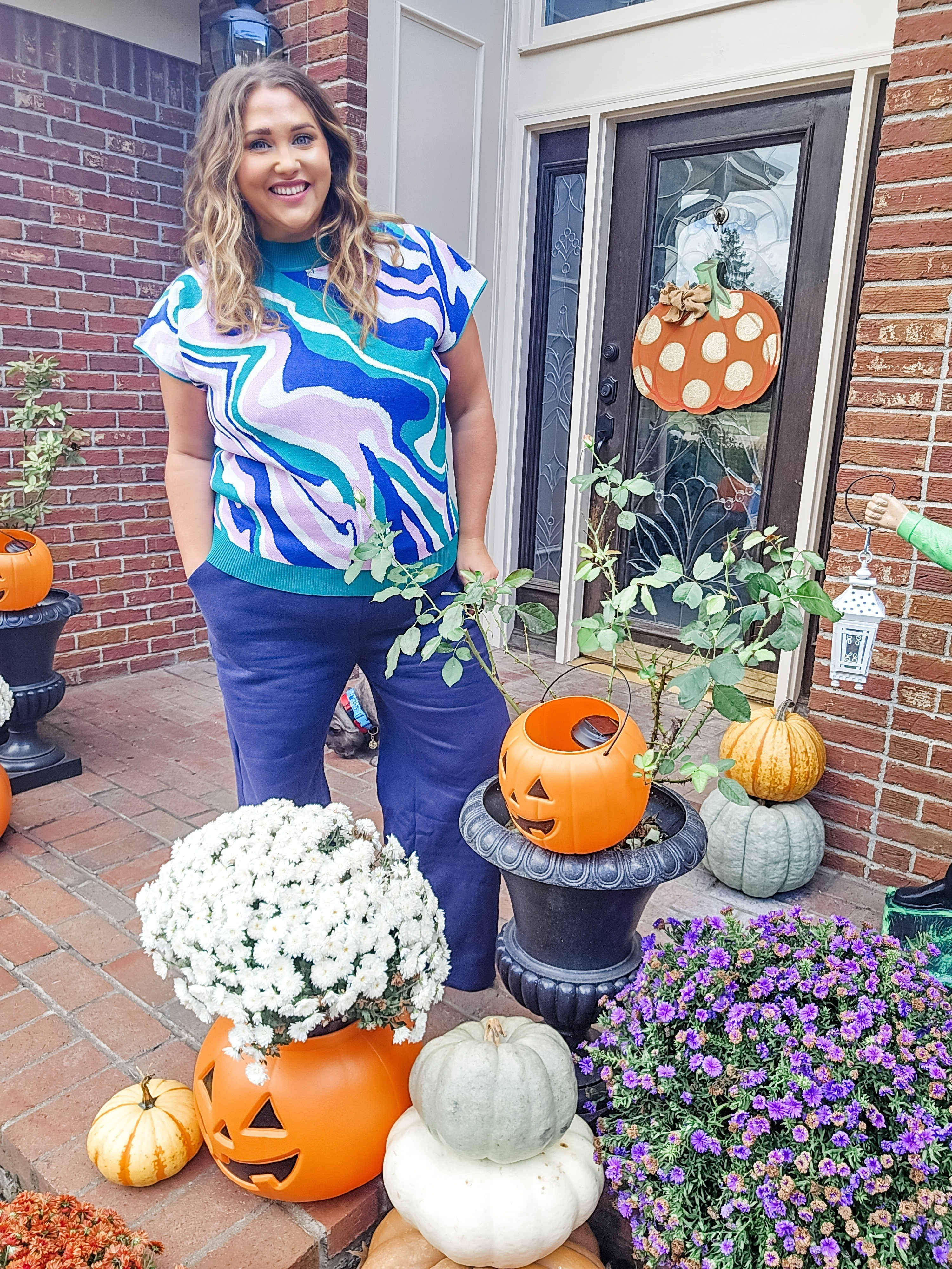 This marble sweater is very comfy and the perfect transition piece to cooler weather #marble #sweater #livinglargeinlilly #plussize #midsize #fall 

#LTKPlusSize #LTKMidsize #LTKSeasonal