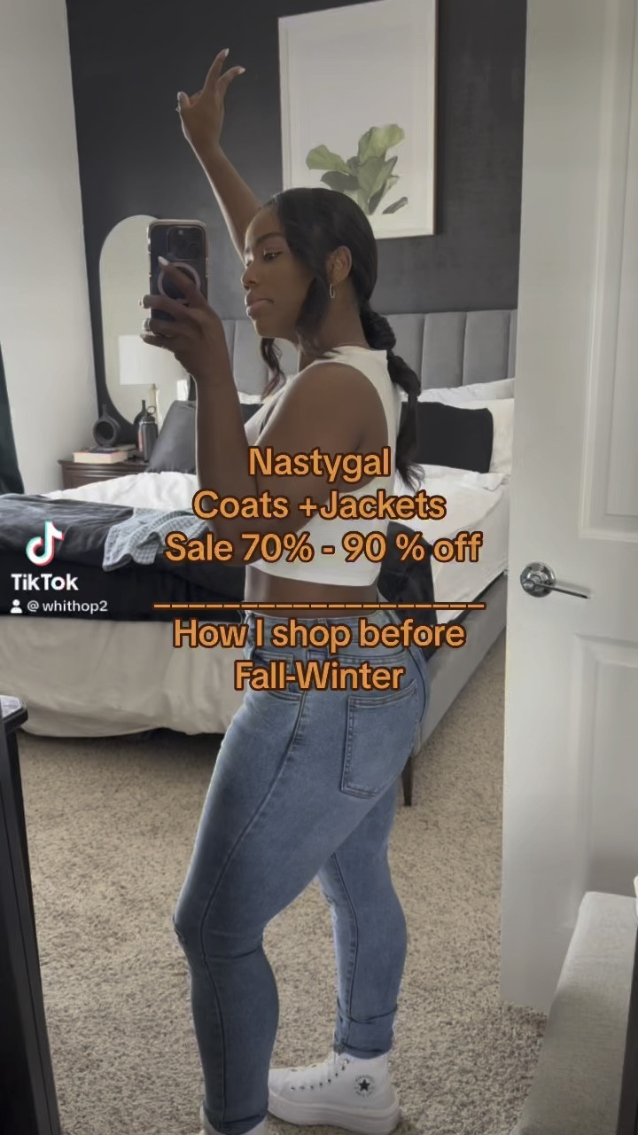 Coats & Jackets 70-90% off 

Visit nastygal.com
I shopped nastygal current sale, I usually shop for fall/winter clothes in the summer and this helps me save a lot of money before fall. I recently bought 6 jackets:  consisting of a linen vest, double breasted blazer jacket, cropped puffer coat, and 2 maxi shacket jackets.

Total spent: $169
Saved over: $737 
Original jacket prices ranged from $114-$209 each 

1. Oversized tailored linen vest $20.52 sale/ $114 original price size:8 color:white 
2. Oversized Double breasted tailored jacket $36.73 sale/ $144 original price size: 6 color: pink blazer 
3. Cropped Quilted Button Down Puffer $20.52 sale/ $132 original price size: M color: brown 
4. Check quilted maxi shacket $19.45 sale/ $162 original price size: 2        color: green (oversized) 
5. Checked print button down longline shacket $25.92 sale/ $144 original price size: 2 color: pink/cream (oversized) 
6. Vinyl Borg Double Breasted Jacket $32.41 sale/ $209 size: 8 color: Blue/Black 


#fashion #coatsandJackets #ootd #sales #nastygal #tryons 

#LTKSeasonal #LTKsalealert #LTKunder50