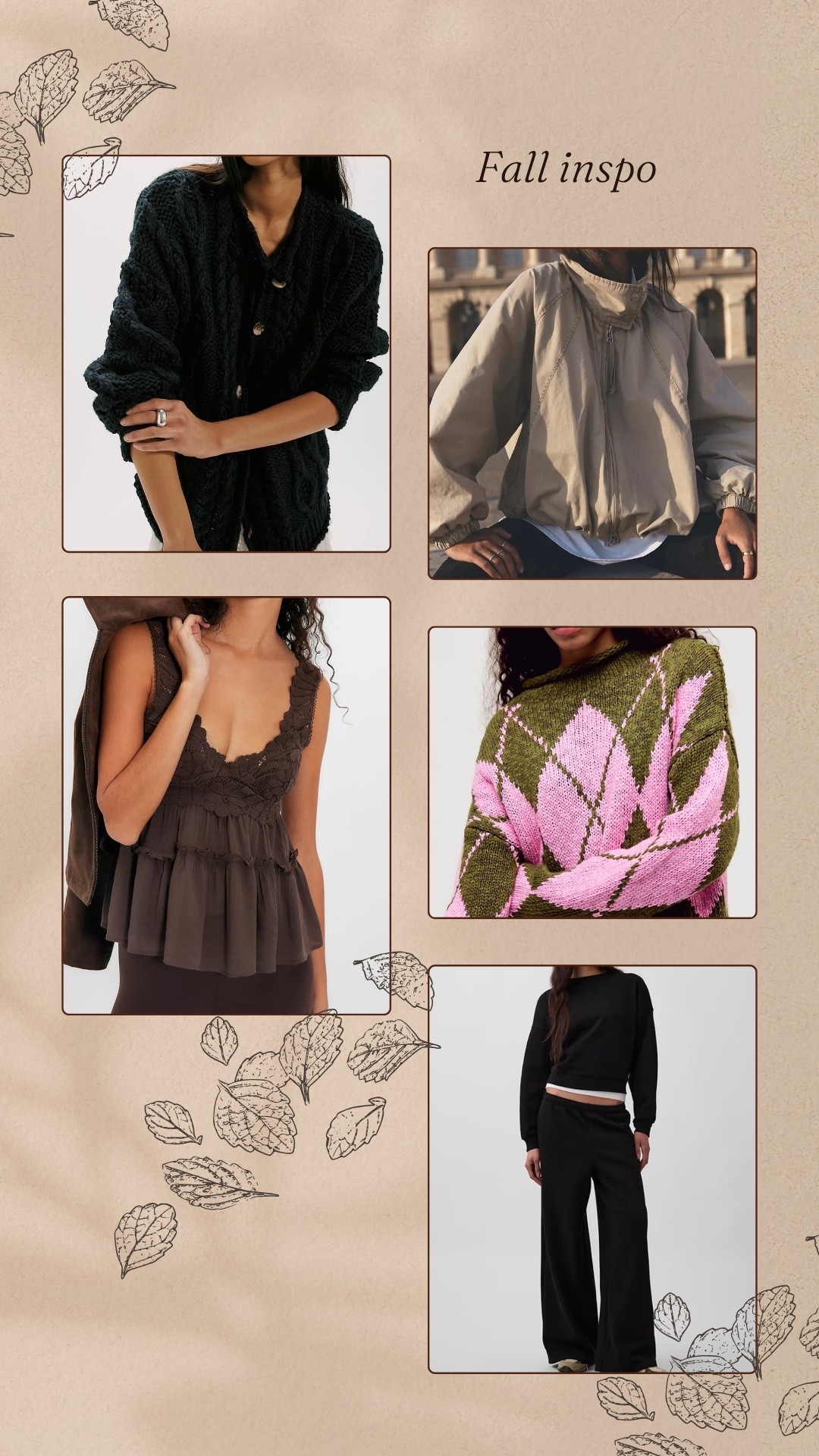 Fall inspo

#LTKSeasonal #LTKgrwm #LTKootd