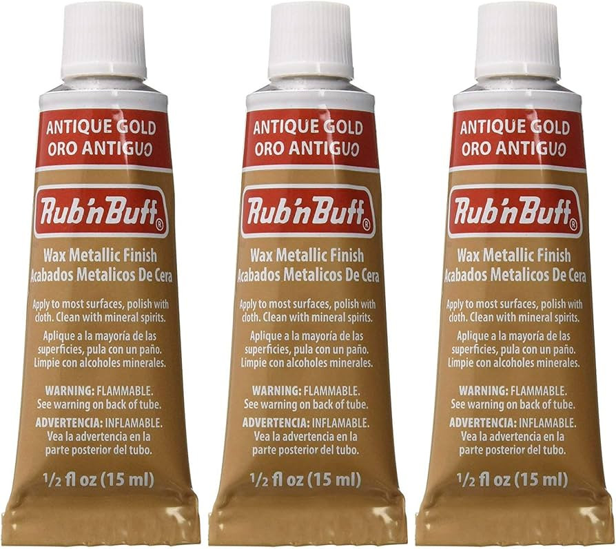 Rub 'n Buff The Original Wax Metallic Finish antique gold [PACK OF 3 ] | Amazon (US)