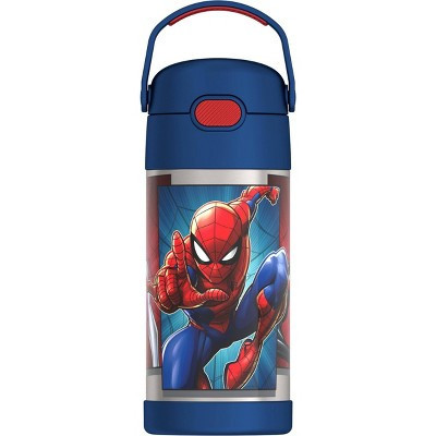 Thermos Kids' 12oz Stainless Steel FUNtainer Water Bottle with Bail Handle - Spider-Man | Target