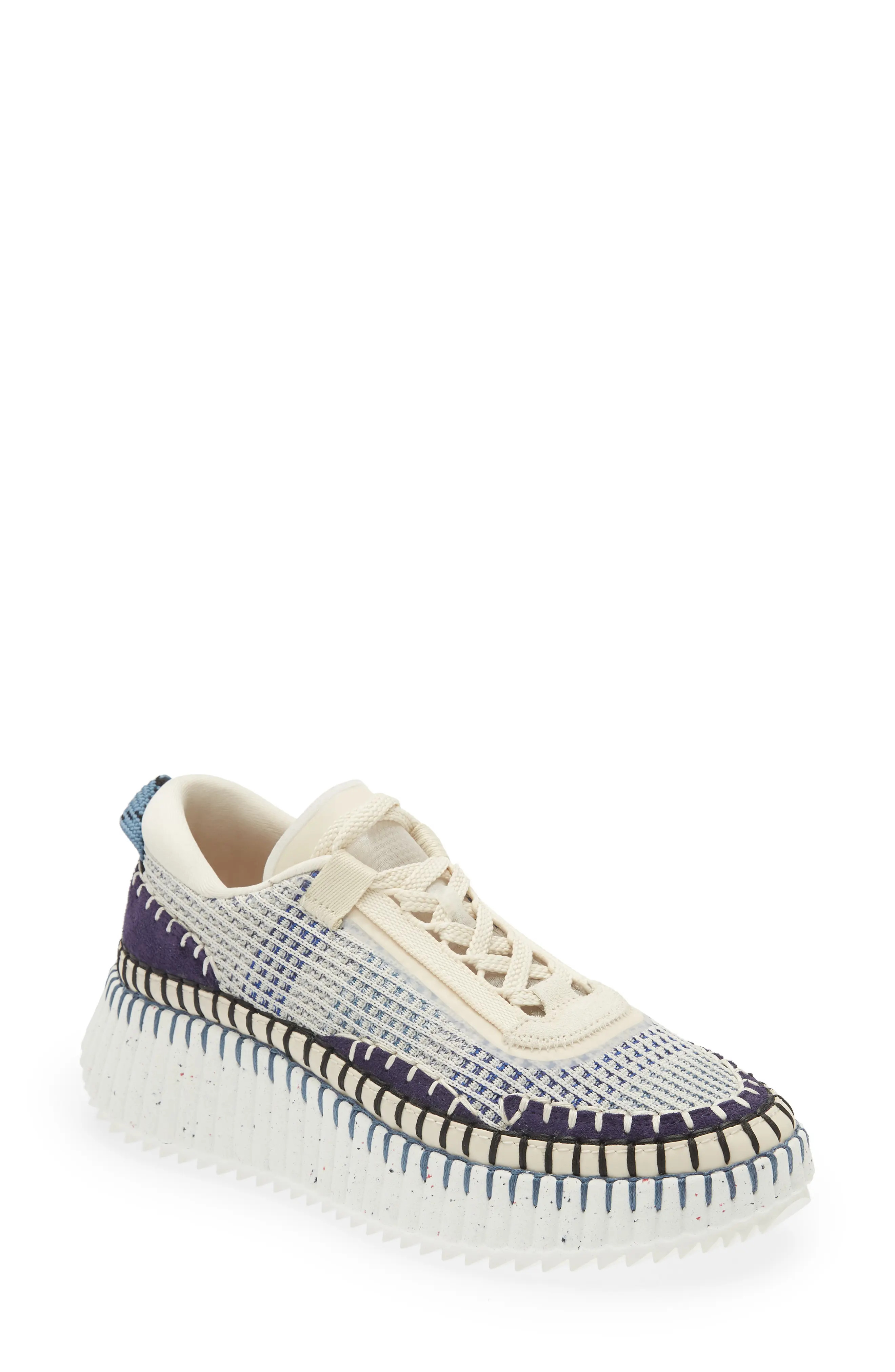 Chloe Nama Platform Sneaker in Cosmic Blue at Nordstrom, Size 11Us | Nordstrom
