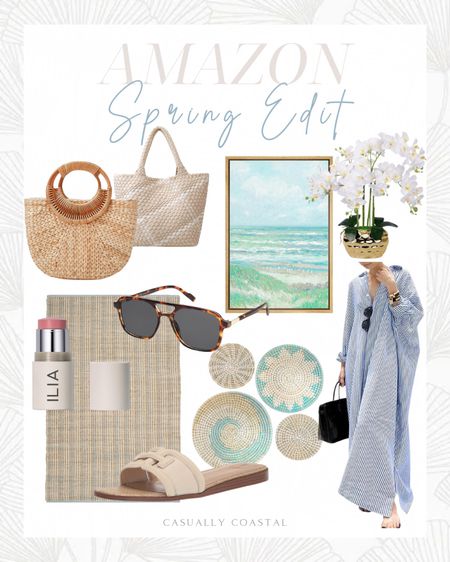 Amazon Spring Edit!
-
Amazon home, Amazon fashion, Amazon spring outfit, Amazon vacation outfit, Amazon dress, Amazon spring dress, Amazon maxi dress, coastal home decor, coastal style, Amazon beach dress, Amazon vacation dress, Amazon sunglasses, neutral sandals, Amazon sandals, Amazon slides, Amazon wall basket decor, woven wall baskets, coastal wall decor, framed canvas print, coastal artwork, Amazon artwork, beach house artwork, ilia multi stick for lips and cheeks, ilia cosmetics, faux orchid in gold vase, Amazon flowers, Amazon spring decor, Sam Edelman sandals, long sleeve button down loose striped cotton maxi Amazon shirt dress, aviator sunglasses, large straw tote bag, Amazon beach bags, straw beach bag, woven tote bag, Amazon jute rug, 5x8 rug, Amazon rugs, neutral rugs, Amazon carpets, beachy rugs, 8x10 rugs, 9x12 rugs, Amazon handbags, spring purses, 

#LTKhome #LTKfindsunder100 #LTKfindsunder50