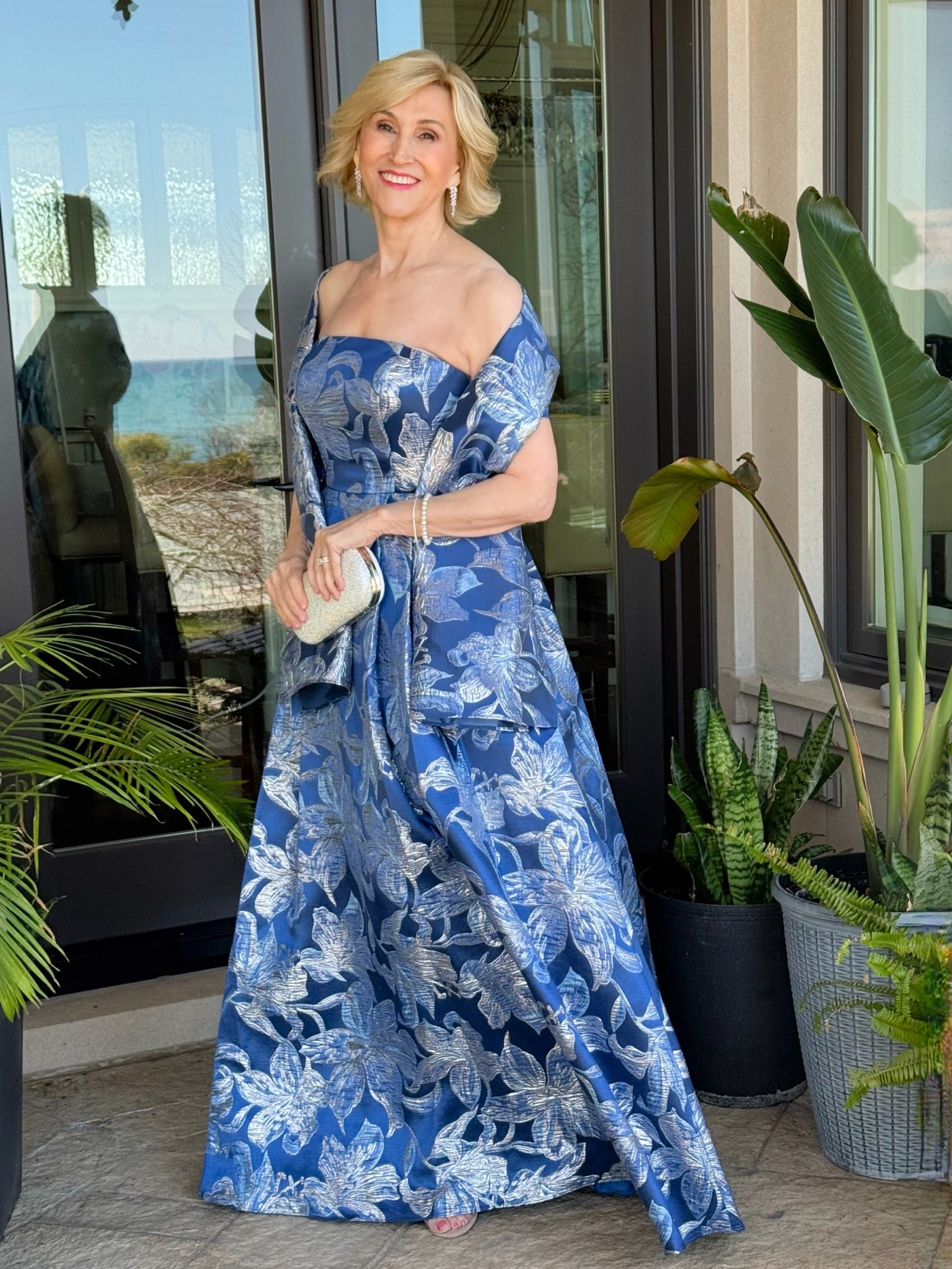 If you’re looking for a beautiful mother-of-the-bride or mother-of-the-groom dress, this blue floral gown from Alex Evenings is one to put on your list. 💙

I love the floor-length silhouette and pretty floral print—it feels elegant and special without being overly fussy. The strapless neckline adds a feminine touch, while the beautiful blue shade makes it feel timeless and sophisticated.

For a wedding day, I’d keep the accessories simple and let the dress do all the talking. ✨

#LTKSeasonal #LTKOver40 #LTKWedding