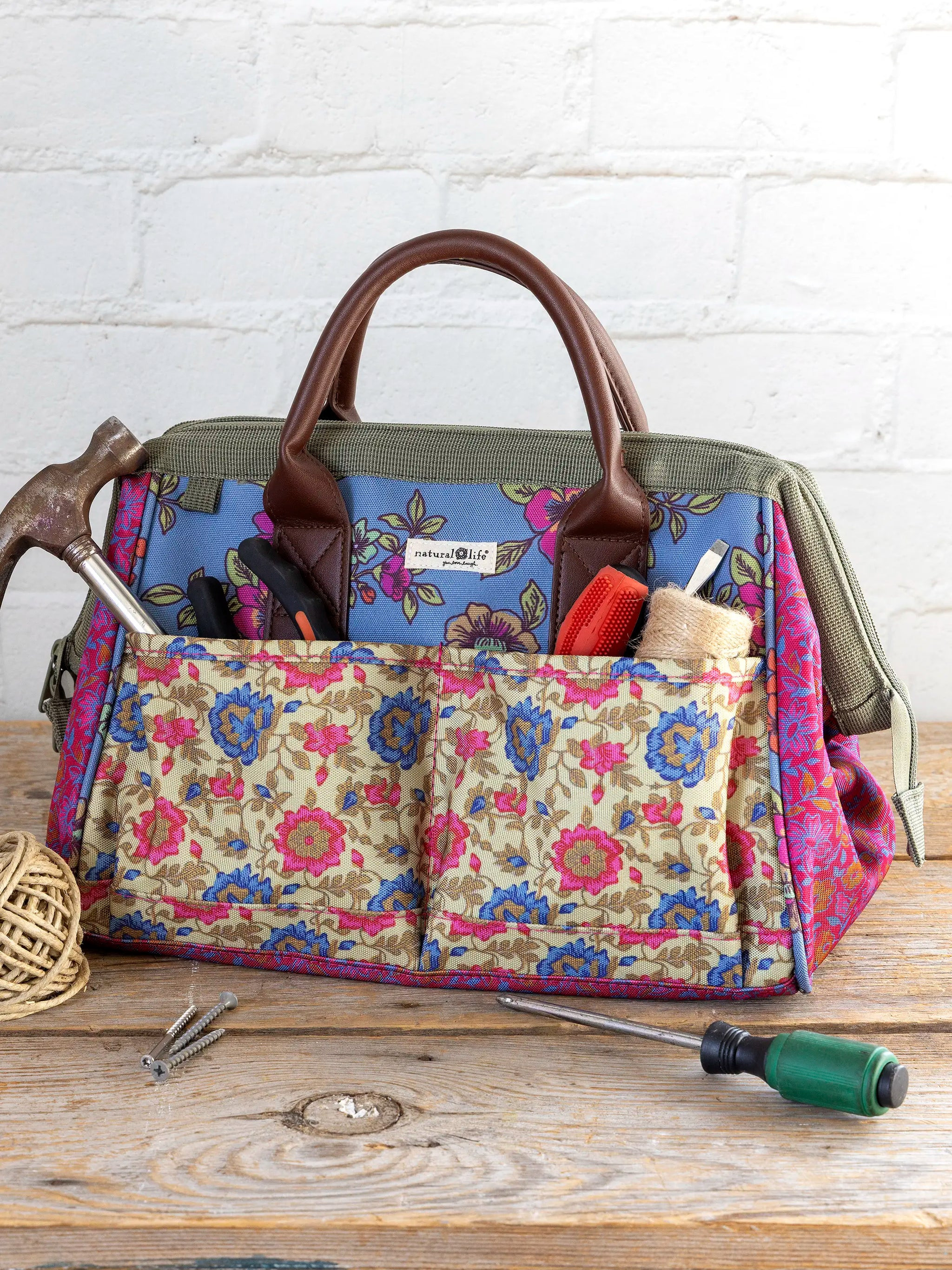 Mimi Zip Up Tool Bag | Natural Life