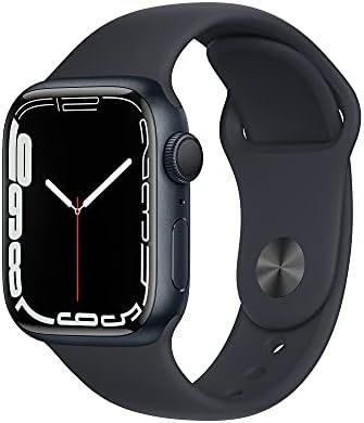 Amazon.com: Apple Watch Series 7 [GPS 41mm] Smart Watch w/ Midnight Aluminum Case with Midnight ... | Amazon (US)