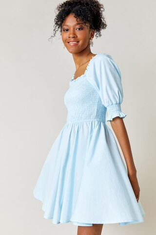 Priscilla Smocked Nap Mini Dress - francesca's | Francesca's