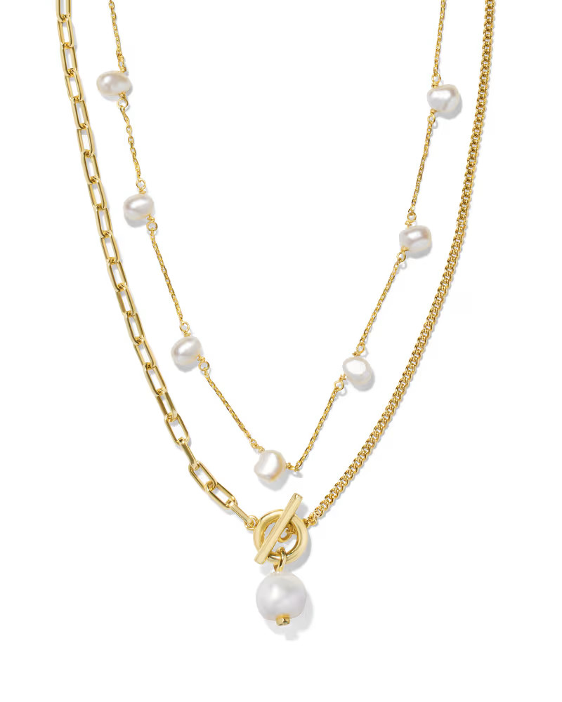 Leighton Pearl Necklace Layering Set | Kendra Scott