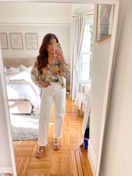 20% off $100+ at Anthropologie

My blouse and sandals are included
I sized down in the blouse to xxs but could do xs too, sandals true to size 

#LTKSpringSale