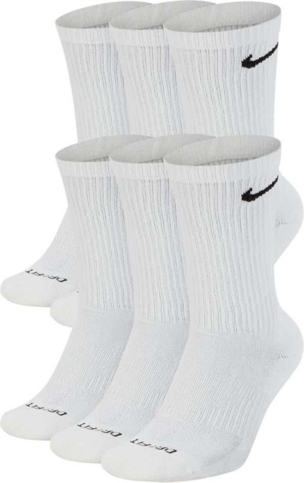 Nike Dri-FIT Everyday Plus Cushion Training Crew Socks - 6 Pack | DICK'S Sporting Goods | Dick's Sporting Goods