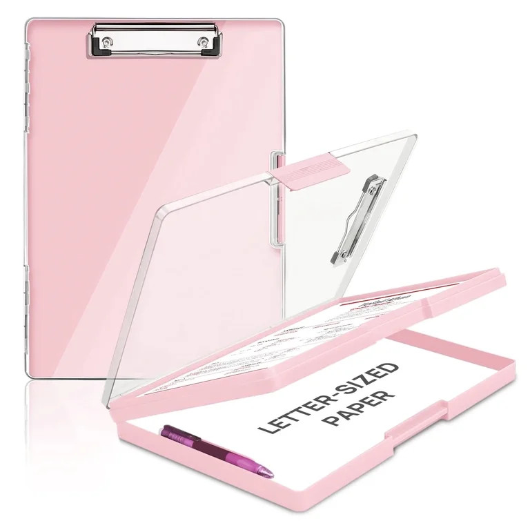 AGCAN Clipboard with Storage Case, Heavy Duty Foldable Clip Boards 8.5x11, Clearview Dry Erase Nu... | Walmart (US)