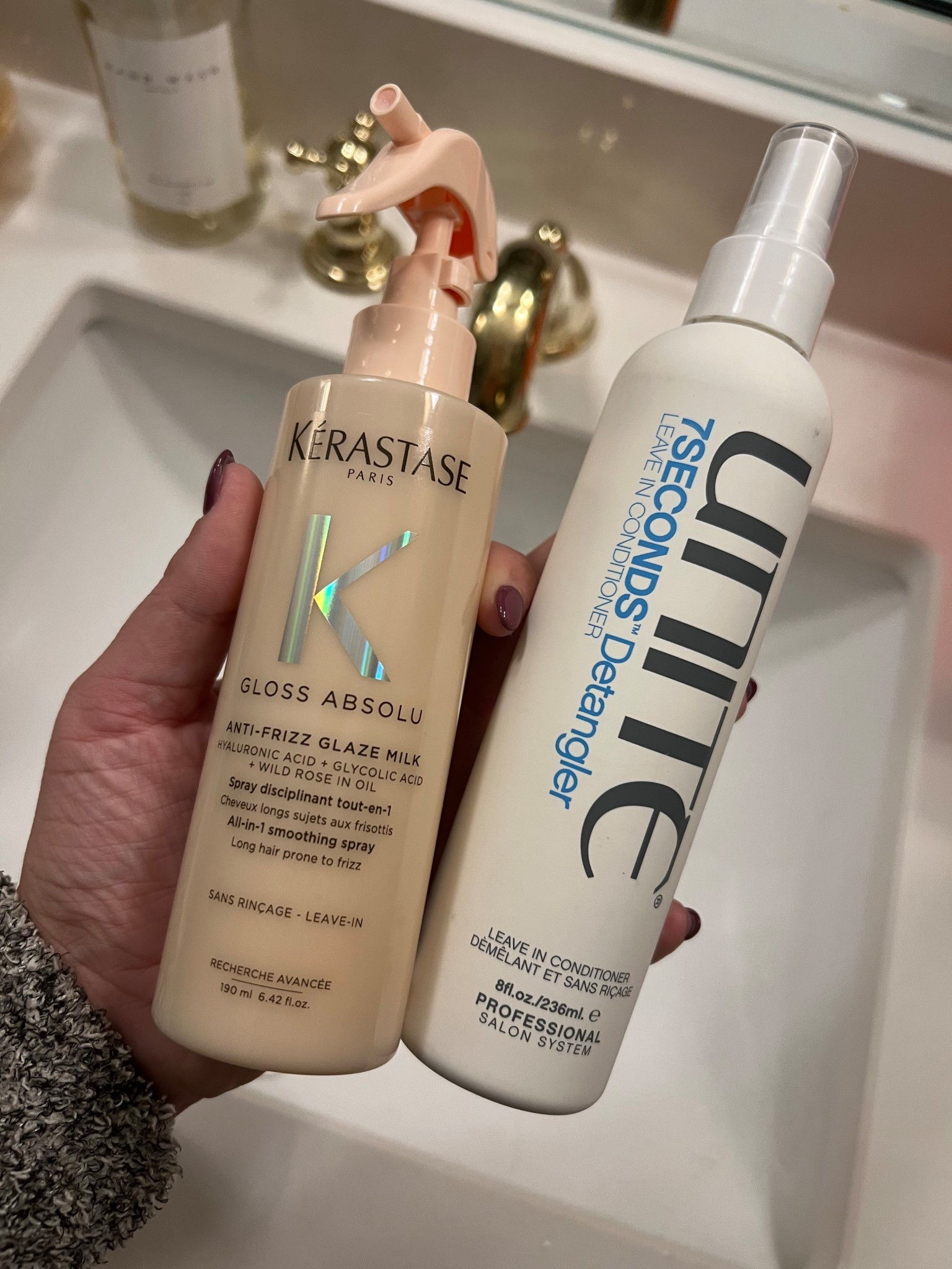 I neverrrrr miss these 2 post shower hair products!! They make my tangles literally disappear and make my hair so soft! I never have to fight tangles and pull and damage my hair! 

#LTKStyleTip #LTKBeauty #LTKGiftGuide