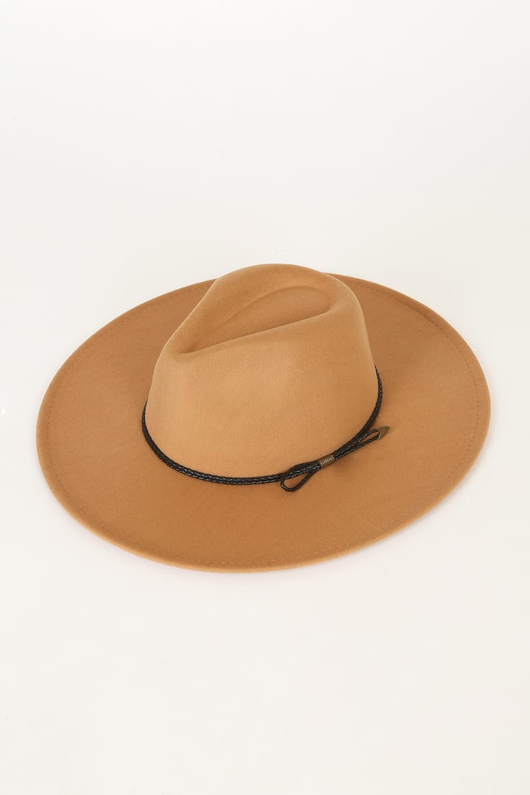 Into the Wild Camel Felt Fedora Hat | Lulus (US)